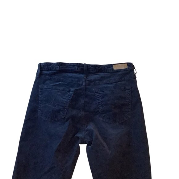 AG Adriano Goldschmied Anthropologie The Stevie Ankle Slim Straight Velvet Sz 27 - Picture 4 of 10
